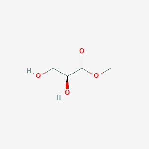 molecular formula C4H8O4 B175796 (S)-Methyl 2,3-dihydroxypropanoate CAS No. 10303-88-5
