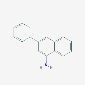 molecular formula C16H13N B175798 1-Amino-3-phenylnaphthalene CAS No. 115761-64-3