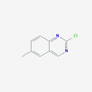 molecular formula C9H7ClN2 B175803 2-Chloro-6-methylquinazoline CAS No. 113082-39-6