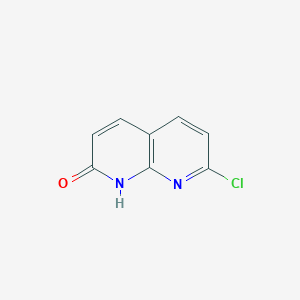 molecular formula C8H5ClN2O B175815 7-Chloro-1,8-naphthyridin-2-ol CAS No. 15944-34-0