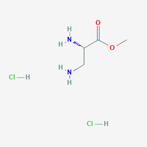 molecular formula C4H12Cl2N2O2 B175816 (S)-methyl 2,3-diaminopropanoate dihydrochloride CAS No. 147857-43-0