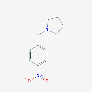molecular formula C11H14N2O2 B175826 1-(4-Nitrobenzyl)pyrrolidine CAS No. 133851-67-9