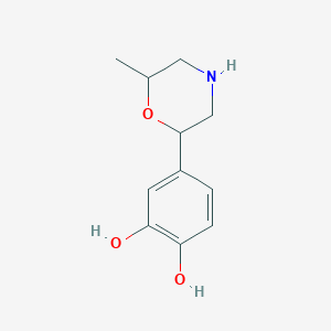 4-(6-Methyl-2-morpholinyl)pyrocatechol