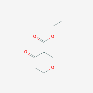 molecular formula C8H12O4 B175830 乙酸乙酯4-氧代四氢-2H-吡喃-3-羧酸酯 CAS No. 141419-94-5