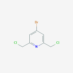molecular formula C7H6BrCl2N B175889 4-溴-2,6-双(氯甲基)吡啶 CAS No. 120491-87-4