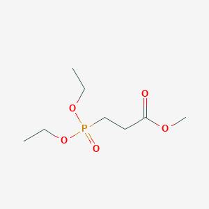 molecular formula C8H17O5P B175895 Methyl 3-(diethoxyphosphoryl)propanoate CAS No. 1112-94-3