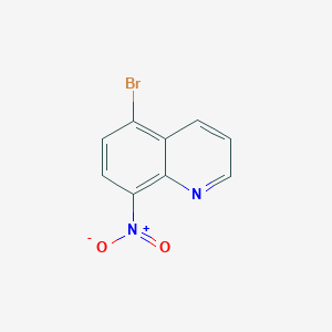 molecular formula C9H5BrN2O2 B175898 5-溴-8-硝基喹啉 CAS No. 176967-80-9