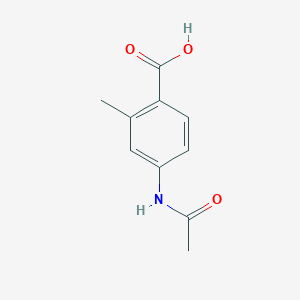 molecular formula C10H11NO3 B017590 4-Acetamido-2-methylbenzoic acid CAS No. 103204-69-9