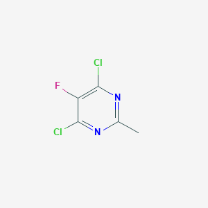 molecular formula C5H3Cl2FN2 B017591 4,6-Dichloro-5-fluoro-2-methylpyrimidine CAS No. 105806-13-1