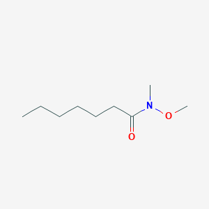 molecular formula C9H19NO2 B175911 N-Methoxy-N-methylheptanamide CAS No. 104863-66-3