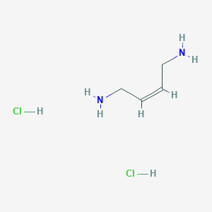 molecular formula C4H12Cl2N2 B175923 2(Z)-丁烯-1,4-二胺，二盐酸盐 CAS No. 114118-70-6
