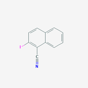 molecular formula C11H6IN B175939 2-Iodo-naphthalene-1-carbonitrile CAS No. 103408-15-7
