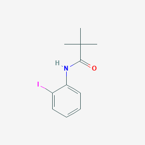 molecular formula C11H14INO B175950 N-(2-iodophenyl)-2,2-dimethylpropanamide CAS No. 170959-10-1