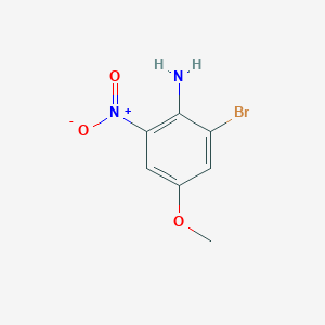 molecular formula C7H7BrN2O3 B175964 2-Bromo-4-methoxy-6-nitroaniline CAS No. 10172-35-7