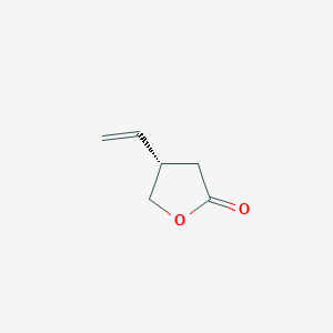 molecular formula C6H8O2 B175970 (S)-4-vinyl-dihydrofuran-2(3H)-one CAS No. 107080-45-5