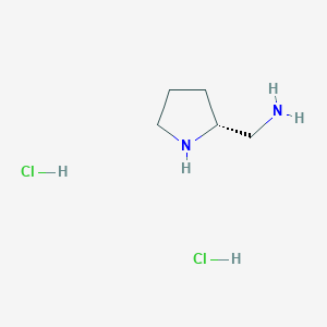 molecular formula C5H14Cl2N2 B175976 (R)-Pyrrolidin-2-ylmethanamine dihydrochloride CAS No. 119020-04-1