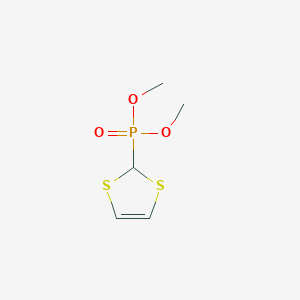 molecular formula C5H9O3PS2 B175982 Dimethyl 2-(1,3-Dithiole)phosphonate CAS No. 133113-76-5