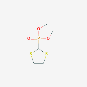 Phosphonic acid, 1,3-dithiol-2-yl-, dimethyl ester