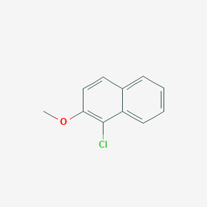 molecular formula C11H9ClO B175985 1-Chloro-2-methoxynaphthalene CAS No. 13101-92-3