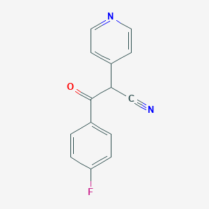 3-(4-Fluorophenyl)-3-oxo-2-(4-pyridinyl)propanenitrile