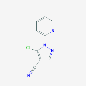 5-chloro-1-(pyridin-2-yl)-1H-pyrazole-4-carbonitrile