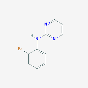 molecular formula C10H8BrN3 B176009 2-(2-Bromophenylamino)pyrimidine CAS No. 127813-30-3