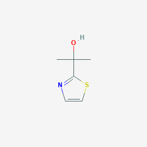 molecular formula C6H9NOS B176019 2-Thiazol-2-yl-propan-2-ol CAS No. 16077-78-4