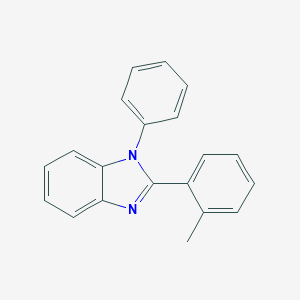 molecular formula C20H16N2 B176028 1-Phenyl-2-(2-methylphenyl)-1H-benzoimidazole CAS No. 109744-85-6