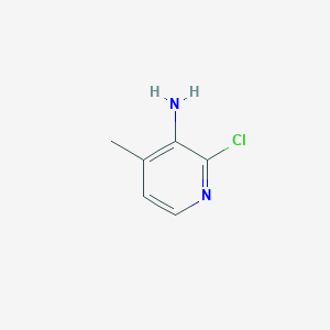 molecular formula C6H7ClN2 B017603 3-Amino-2-chloro-4-methylpyridine CAS No. 133627-45-9