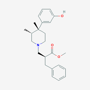 (S)-methyl 2-benzyl-3-((3R,4R)-4-(3-hydroxyphenyl)-3,4-dimethylpiperidin-1-yl)propanoate