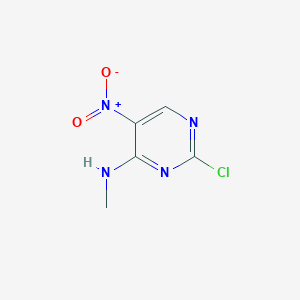 molecular formula C5H5ClN4O2 B176058 2-chloro-N-methyl-5-nitropyrimidin-4-amine CAS No. 89283-49-8