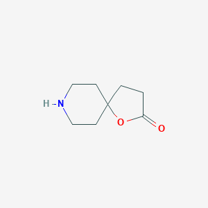 B176061 1-Oxa-8-azaspiro[4.5]decan-2-one CAS No. 167364-29-6