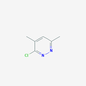 molecular formula C6H7ClN2 B176063 3-Chloro-4,6-dimethyl-pyridazine CAS No. 17258-26-3
