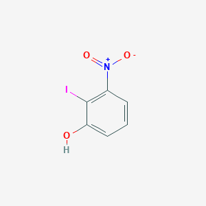 molecular formula C6H4INO3 B176071 2-碘-3-硝基苯酚 CAS No. 197243-48-4