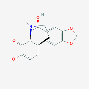 molecular formula C19H21NO5 B176087 Prostephanaberrine CAS No. 105608-27-3