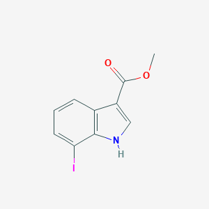 molecular formula C10H8INO2 B176099 methyl 7-iodo-1H-indole-3-carboxylate CAS No. 123020-21-3