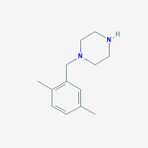 molecular formula C13H20N2 B176102 1-(2,5-Dimethyl-benzyl)piperazine CAS No. 104481-67-6
