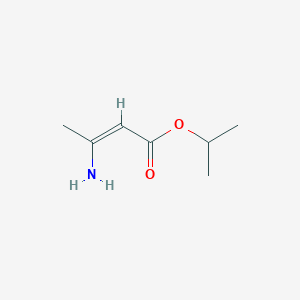 molecular formula C7H13NO2 B017612 Isopropyl 3-aminocrotonate CAS No. 14205-46-0