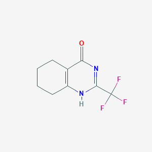 molecular formula C9H9F3N2O B176122 2-(Trifluoromethyl)-5,6,7,8-tetrahydroquinazolin-4-ol CAS No. 147750-20-7