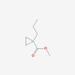 molecular formula C8H14O2 B017613 Methyl 1-propylcyclopropanecarboxylate CAS No. 104131-81-9