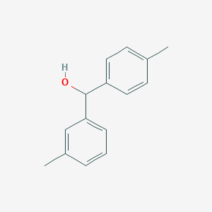 molecular formula C15H16O B176136 3,4'-Dimethylbenzhydrol CAS No. 13389-73-6