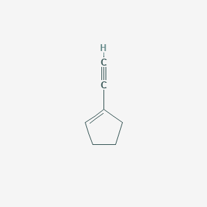 molecular formula C7H8 B176148 1-Ethynylcyclopentene CAS No. 1610-13-5