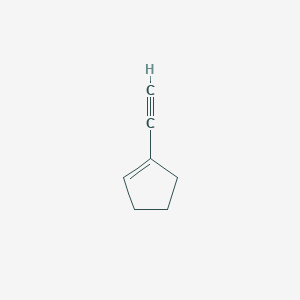 molecular formula C7H8 B176148 1-乙炔基环戊烯 CAS No. 1610-13-5