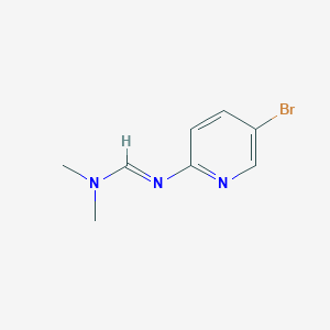 B176152 N'-(5-Bromopyridin-2-yl)-N,N-dimethylformimidamide CAS No. 138888-98-9