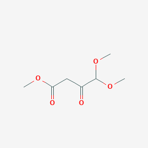molecular formula C7H12O5 B017616 4,4-二甲氧基-3-氧代丁酸甲酯 CAS No. 60705-25-1