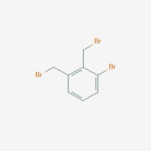 molecular formula C8H7Br3 B176178 1-Bromo-2,3-bis(bromomethyl)benzene CAS No. 127168-82-5