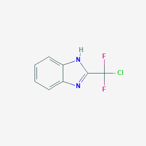 molecular formula C8H5ClF2N2 B176186 2-(氯二氟甲基)-1H-苯并咪唑 CAS No. 14468-38-3
