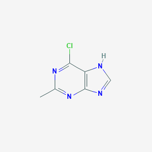 molecular formula C6H5ClN4 B176215 6-chloro-2-methyl-7H-purine CAS No. 100859-35-6