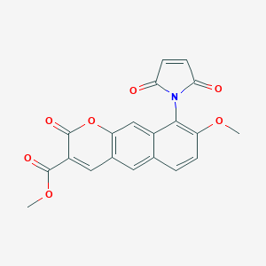 Methyl 9-(2,5-dioxopyrrol-1-yl)-8-methoxy-2-oxobenzo[g]chromene-3-carboxylate