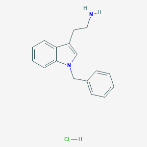 molecular formula C17H19ClN2 B176239 2-(1-Benzyl-1H-indol-3-yl)ethanamine hydrochloride CAS No. 151410-15-0